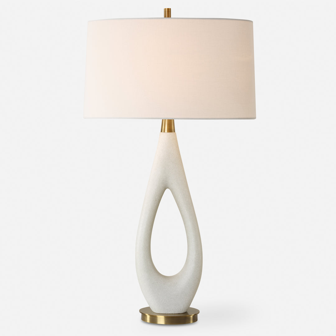 Uttermost Promenade White Table Lamp