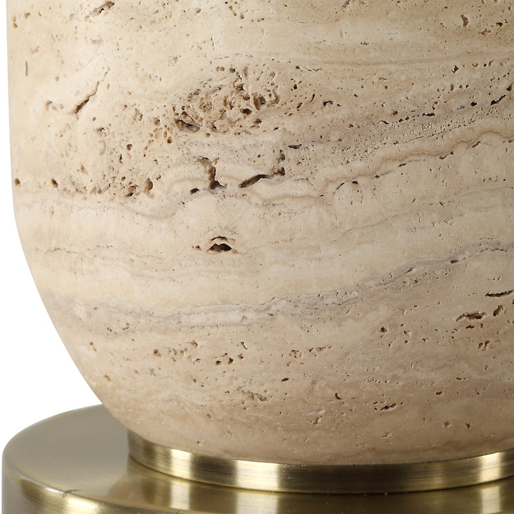 Uttermost Aubrey Travertine Table Lamp