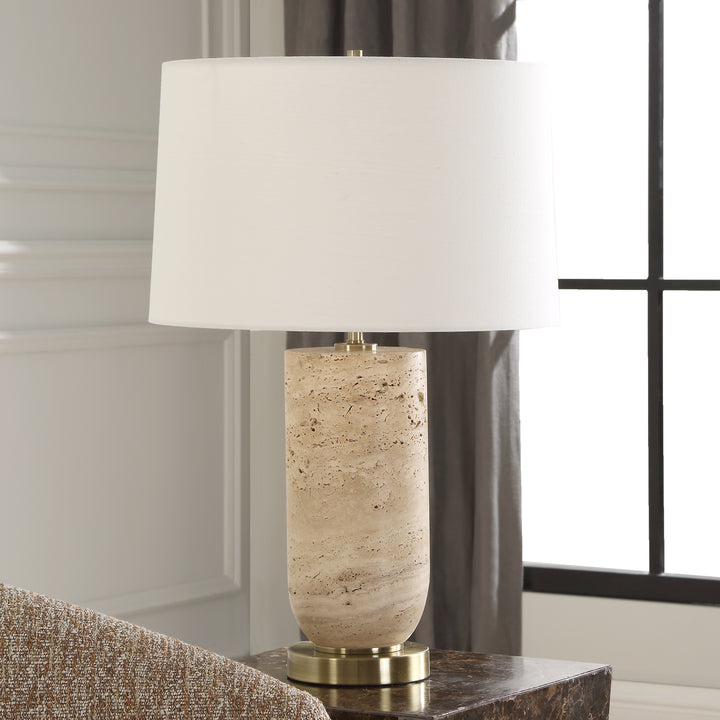 Uttermost Aubrey Travertine Table Lamp