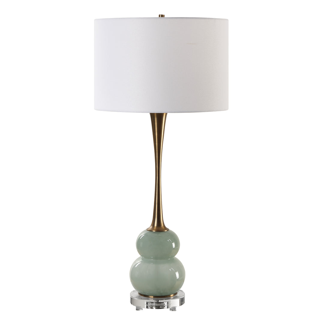 Uttermost Sanctuary Green Gray Table Lamp