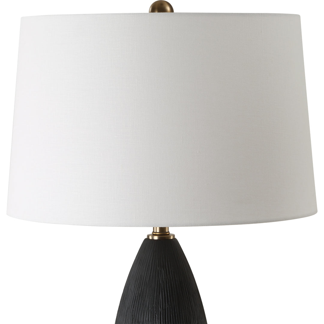 Uttermost Jett Black Table Lamp