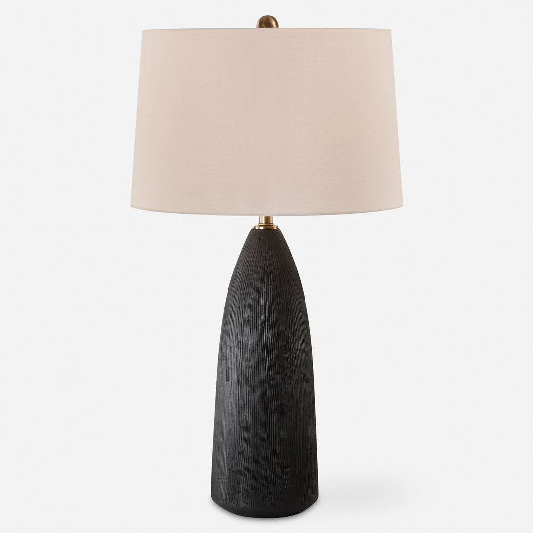 Uttermost Jett Black Table Lamp