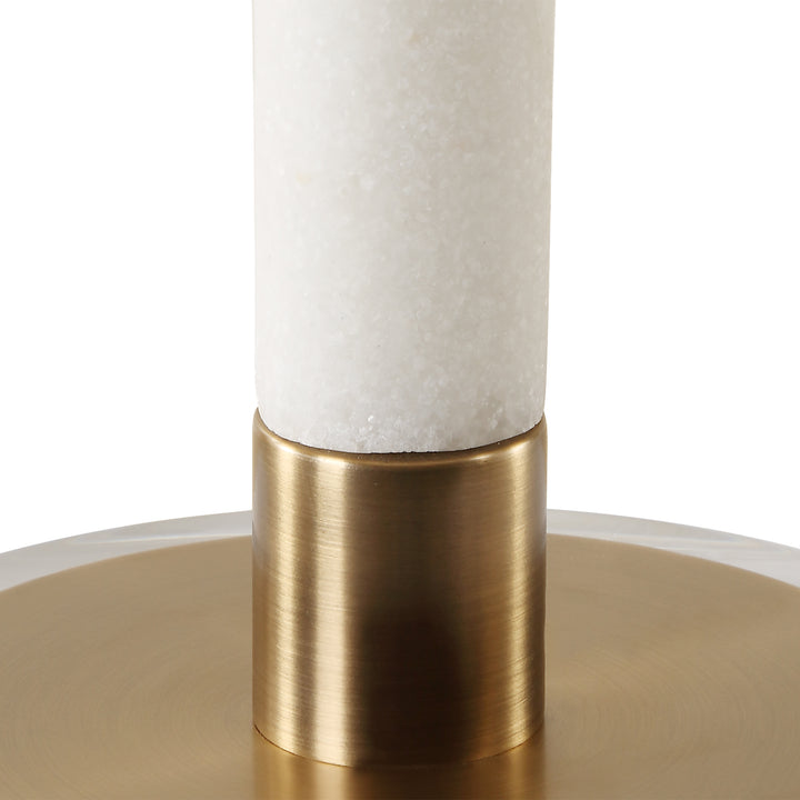 Uttermost Colette White Stone Table Lamp