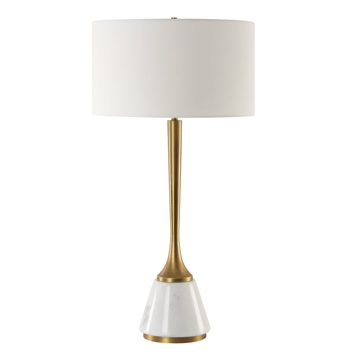 Uttermost Avola White Marble Table Lamp