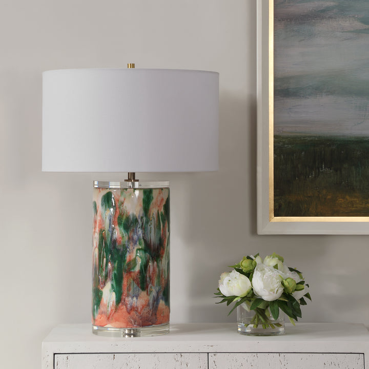 Uttermost Verdant Multi-Colored Table Lamp