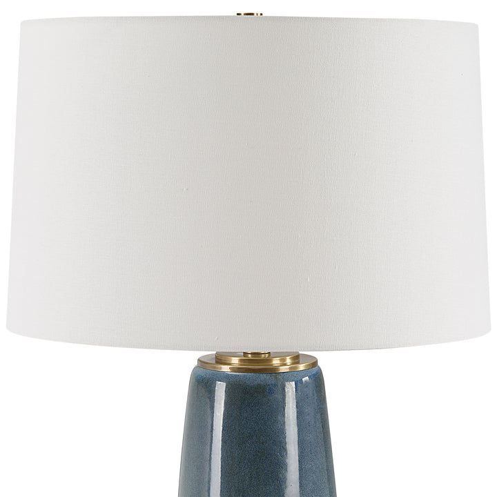 Uttermost Submerged Deep Blue Table Lamp