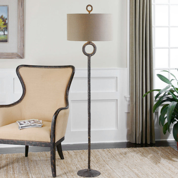 Uttermost Ferro Cast Iron Floor Lamp