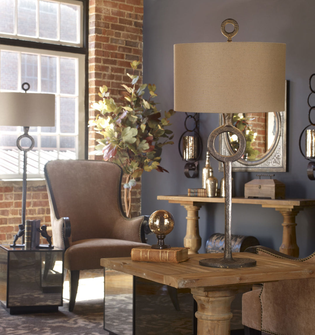 Uttermost Ferro Cast Iron Table Lamp