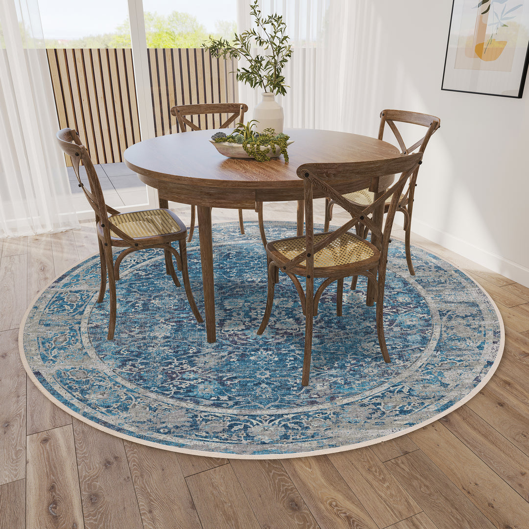 Navy MB2 Dalyn Marbella Area Rug