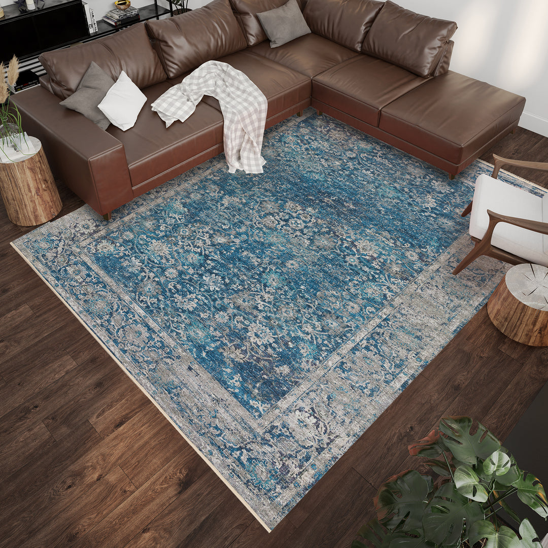 Navy MB2 Dalyn Marbella Area Rug