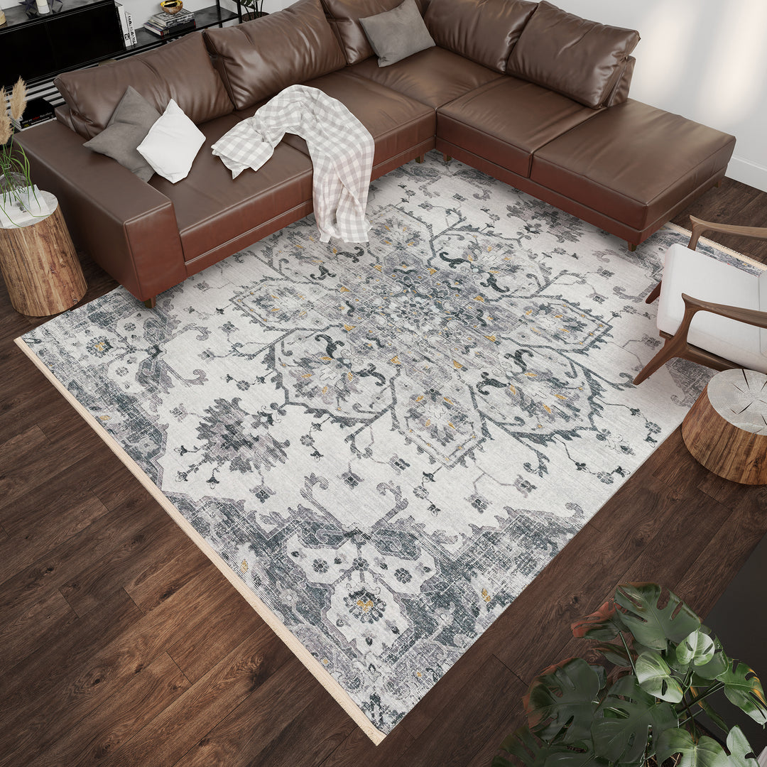 Linen MB3 Dalyn Marbella Area Rug