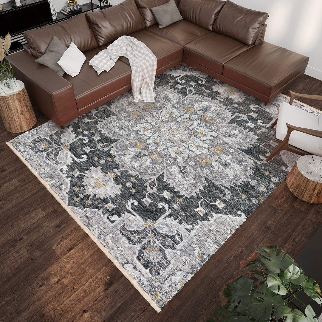 Midnight MB3 Dalyn Marbella Area Rug