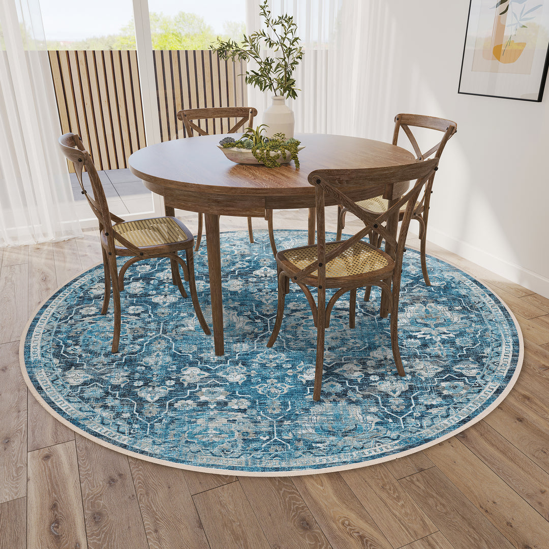 Navy MB4 Dalyn Marbella Area Rug