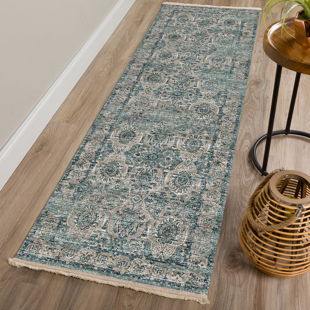 Mineral Blue MB5 Dalyn Marbella Area Rug