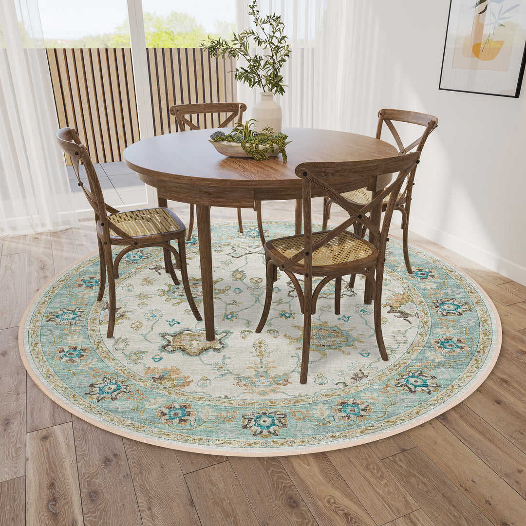 Ivory MB6 Dalyn Marbella Area Rug