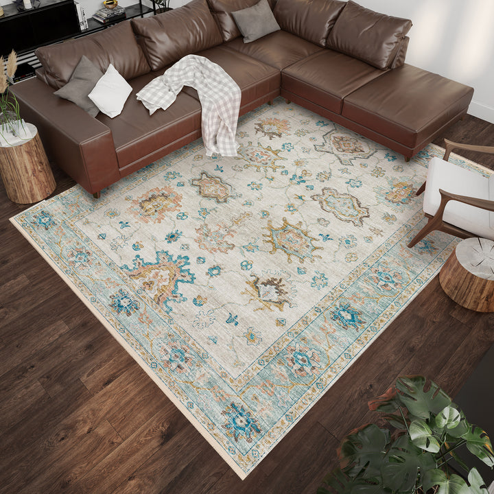 Ivory MB6 Dalyn Marbella Area Rug