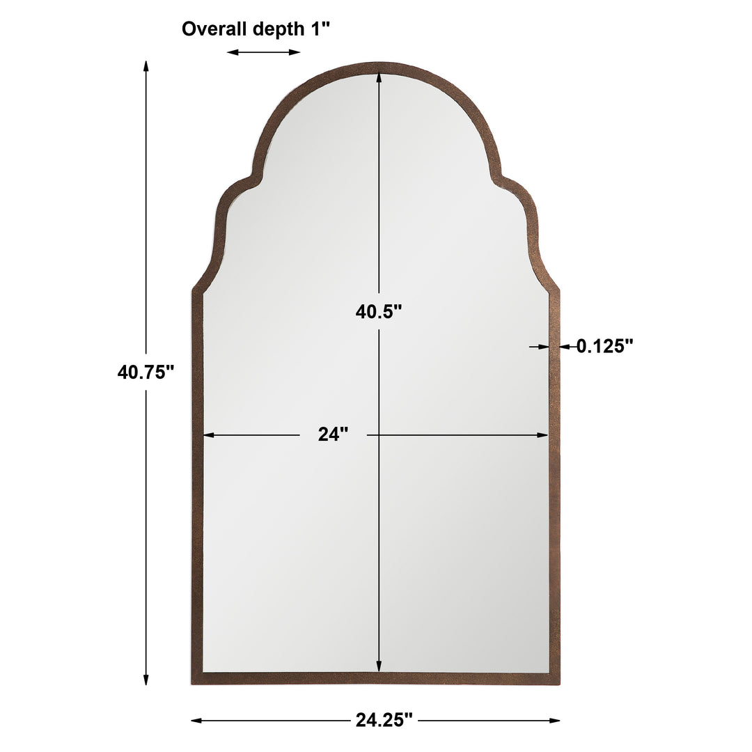 Uttermost Brayden Arch Metal Mirror