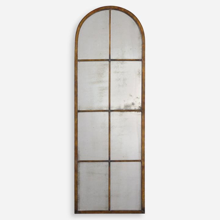 Uttermost Amiel Arched Brown Mirror