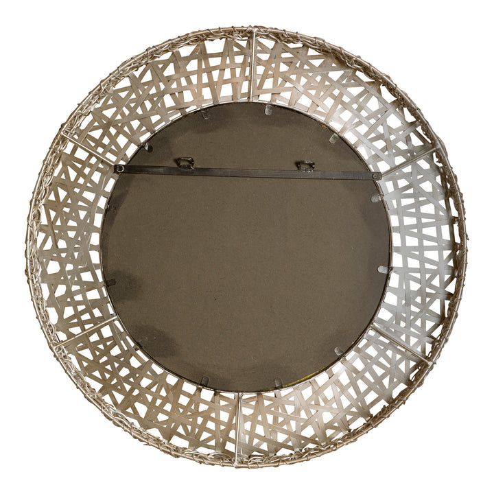 Uttermost Alita Champagne Woven Metal Mirror