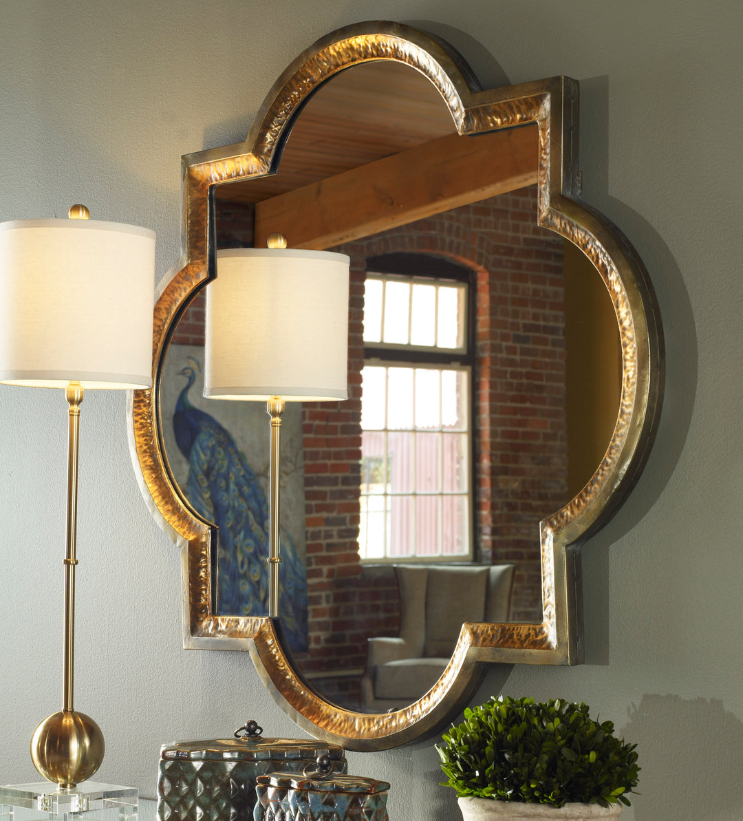 Uttermost Lourosa Gold Mirror