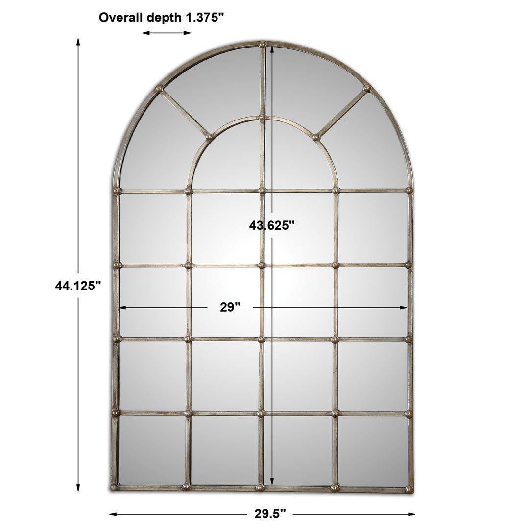 Uttermost Barwell Arch Window Mirror