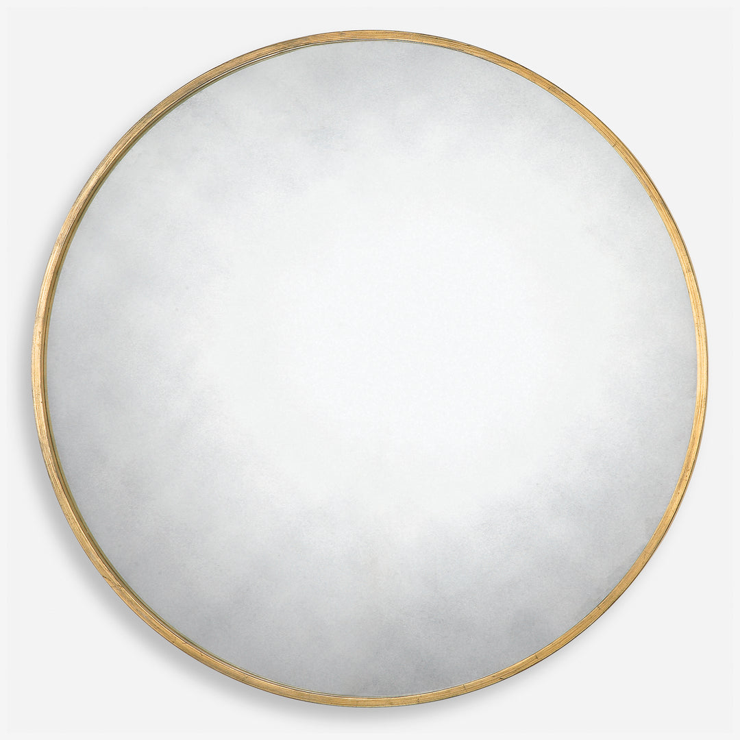 Uttermost Junius Round Gold Mirror