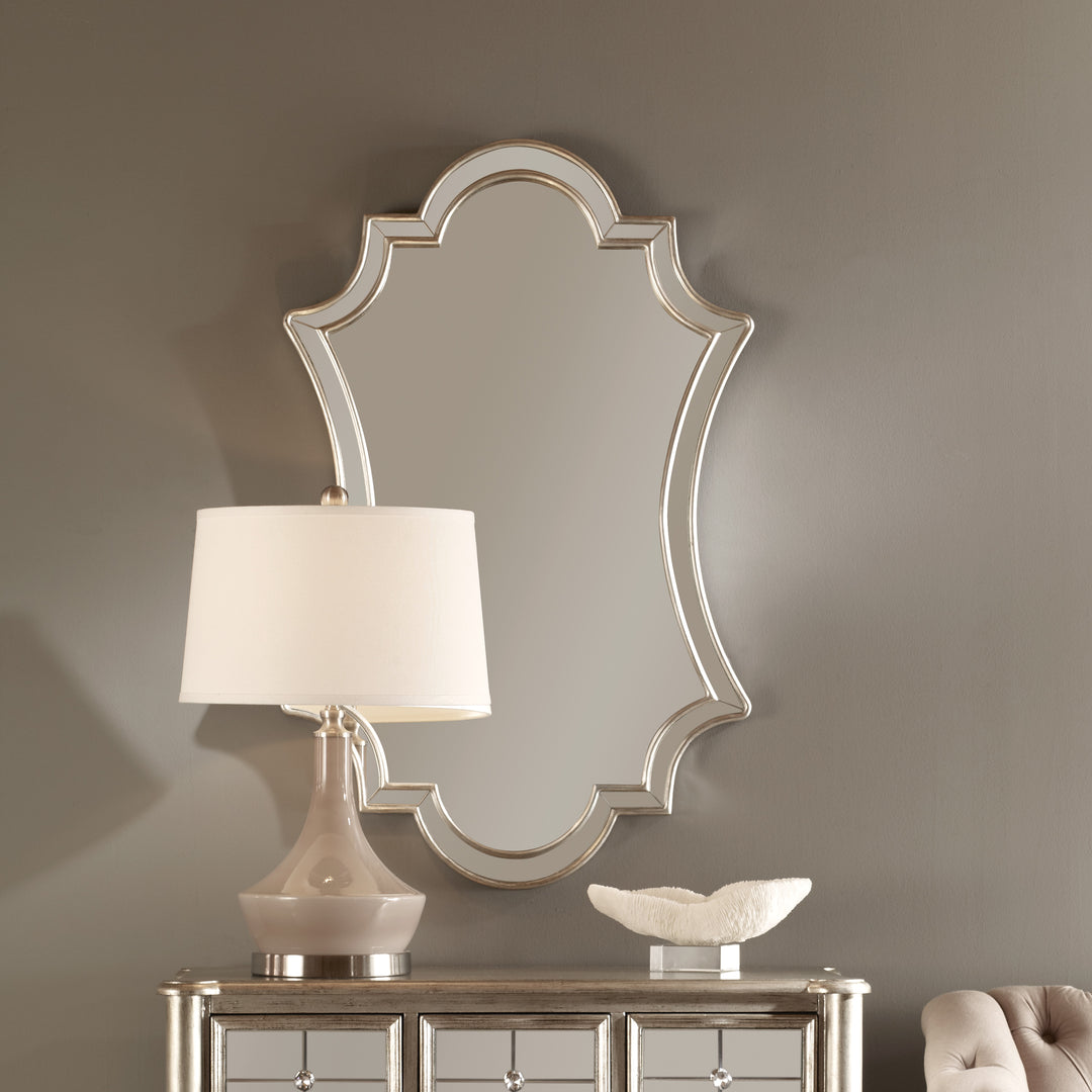 Uttermost Elara Antiqued Silver Wall Mirror