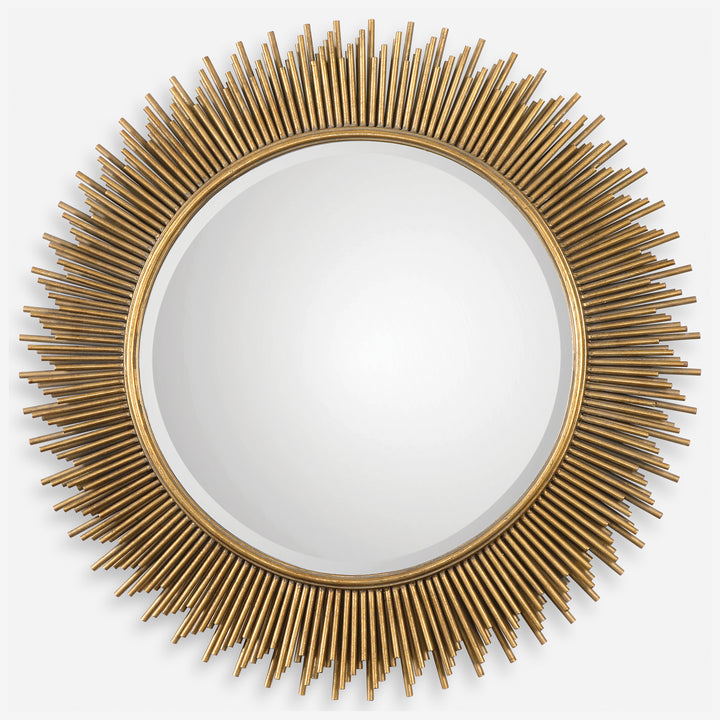 Uttermost Marlo Round Gold Mirror