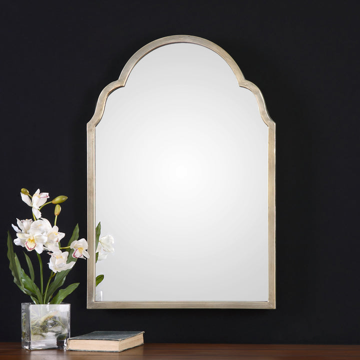 Uttermost Brayden Petite Silver Arch Mirror