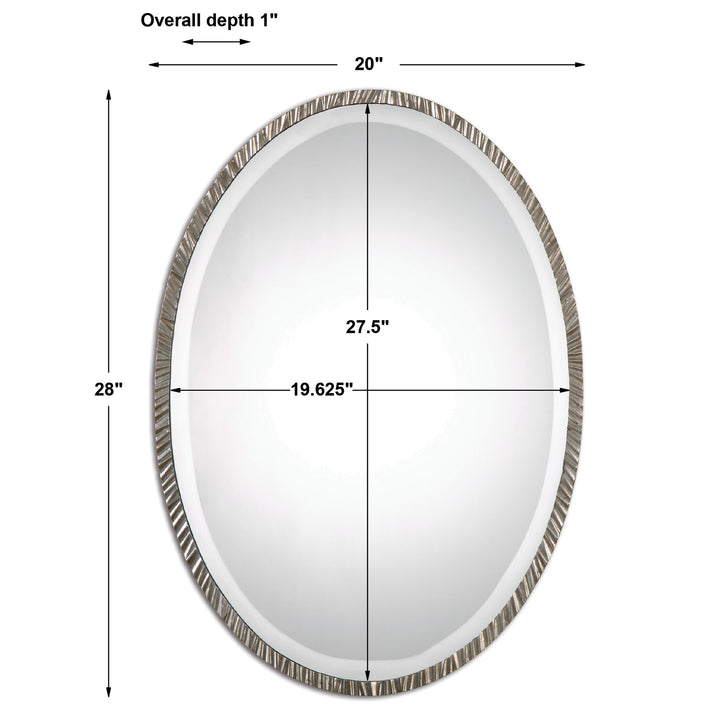 Uttermost Annadel Oval Wall Mirror