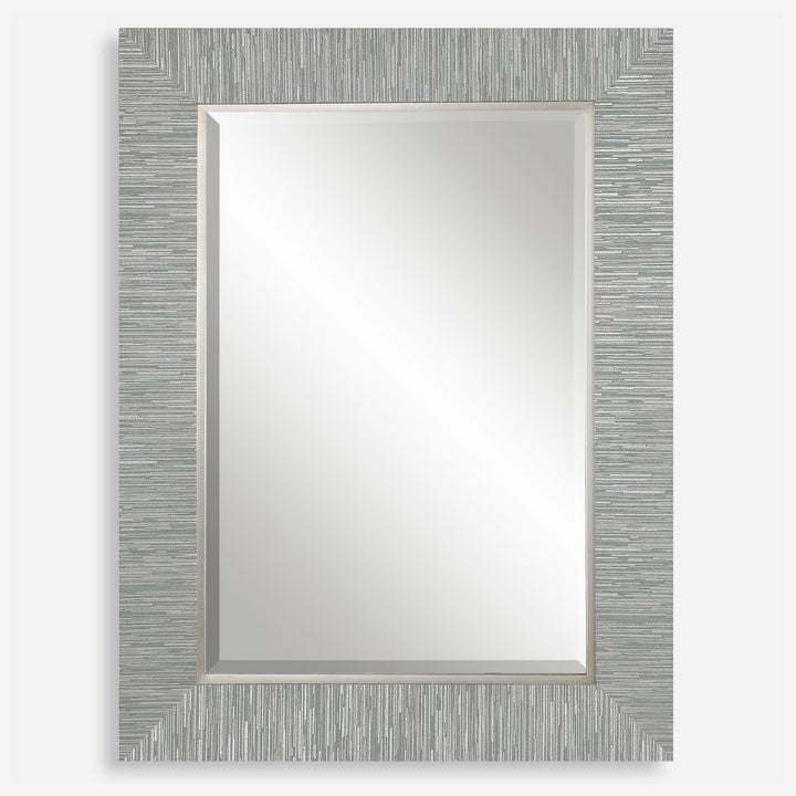 Uttermost Belaya Gray Wood Mirror