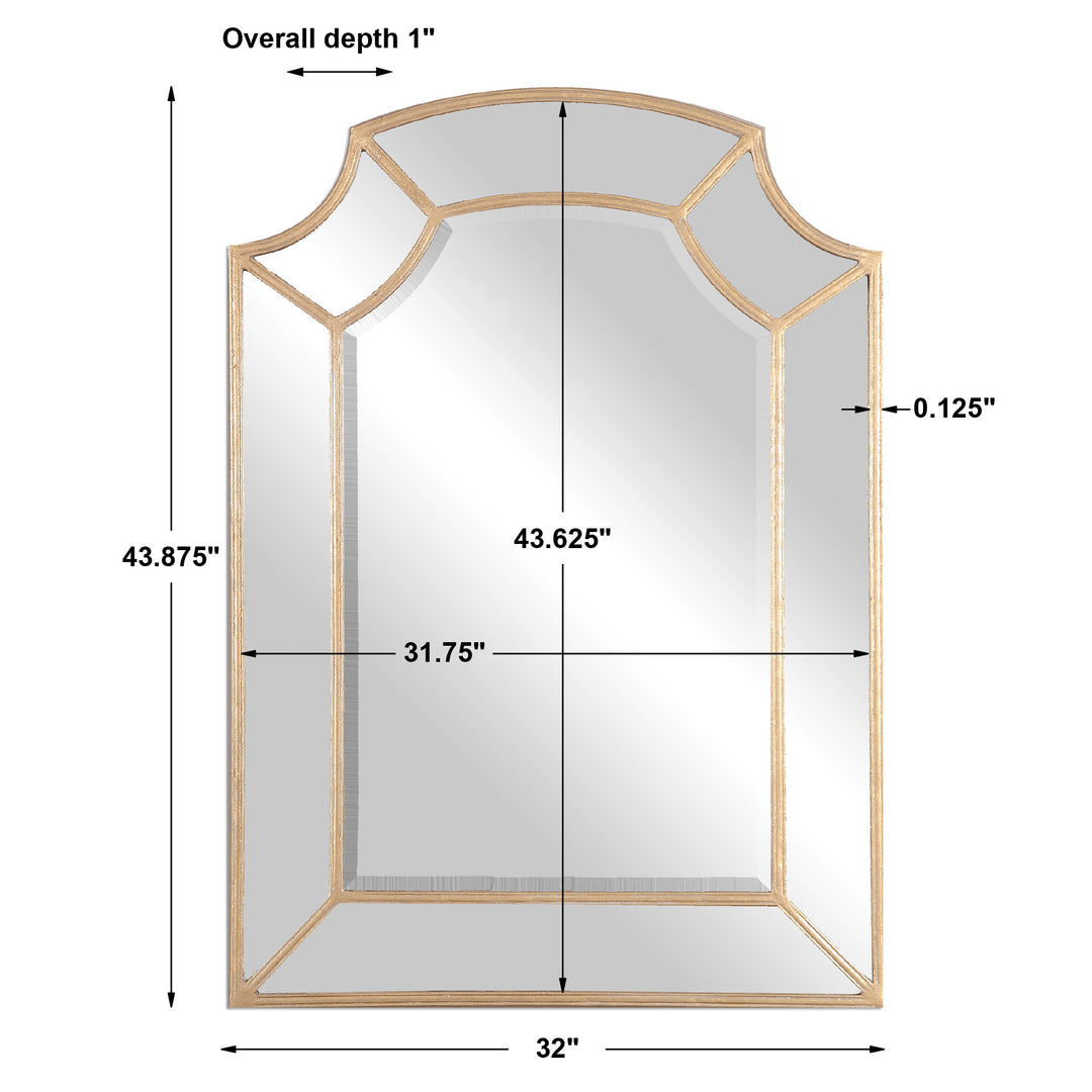 Uttermost Francoli Gold Arch Mirror