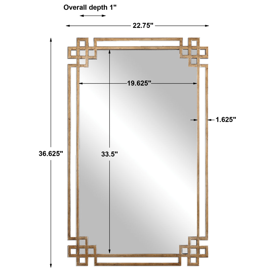 Uttermost Devoll Antique Gold Mirror