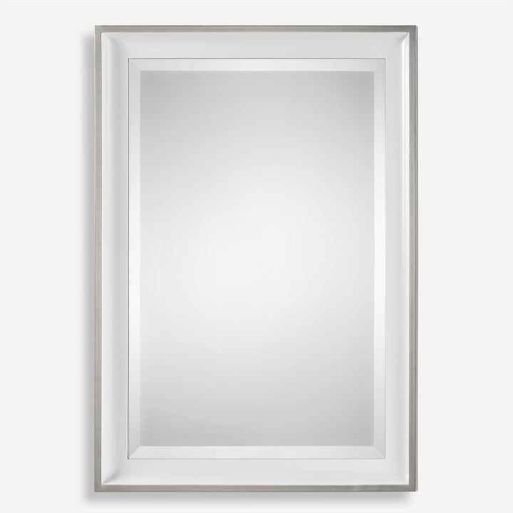 Uttermost Lahvahn White Silver Mirror