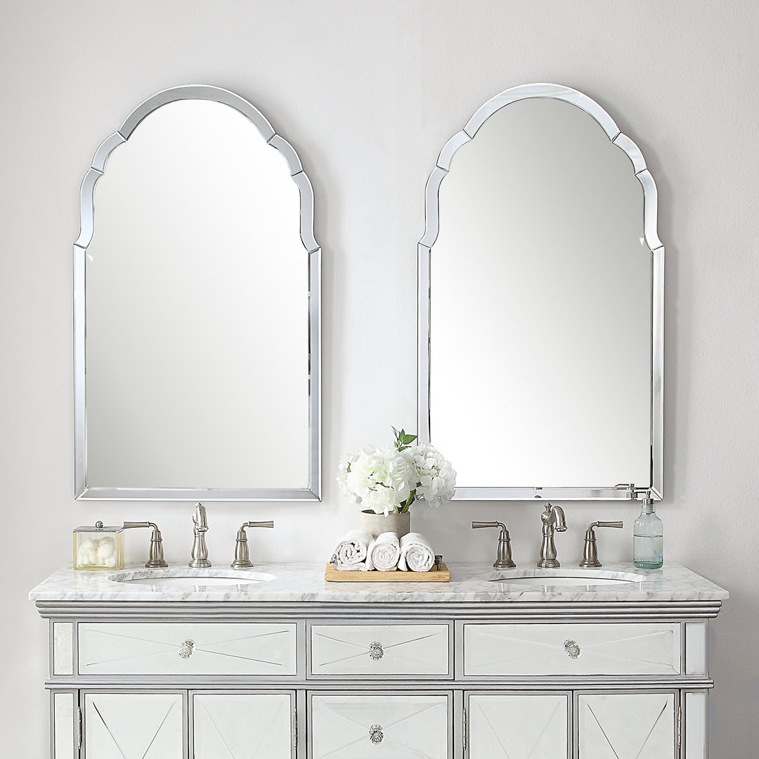 Uttermost Brayden Frameless Arched Mirror