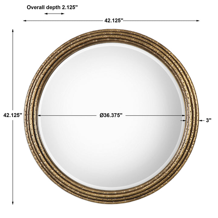 Uttermost Spera Round Gold Mirror