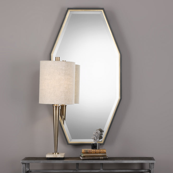 Uttermost Savion Gold Octagon Mirror