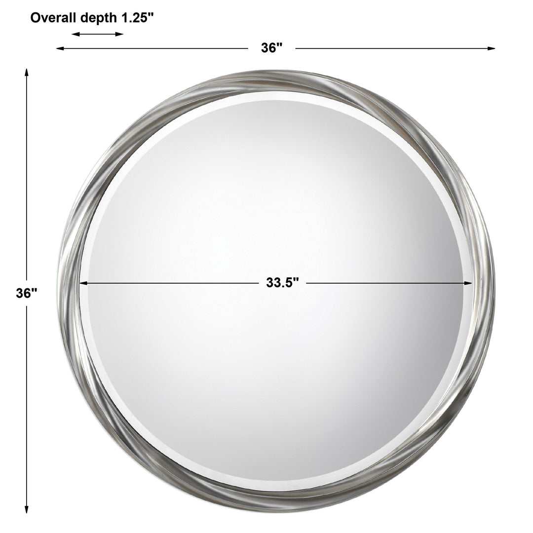 Uttermost Orion Silver Round Mirror