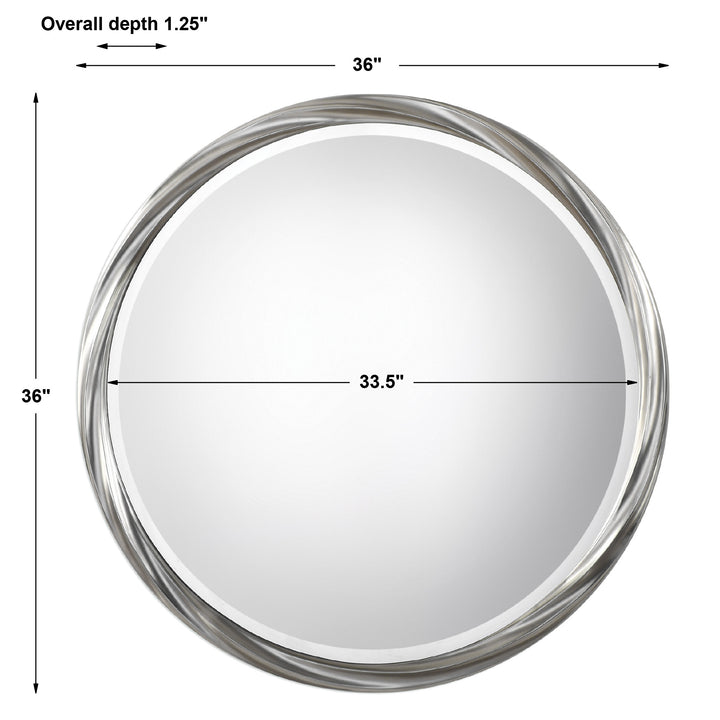 Uttermost Orion Silver Round Mirror