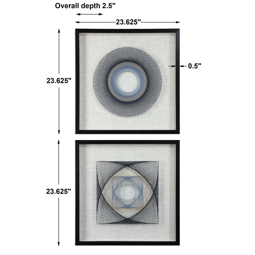 Uttermost String Duet Geometric Art S/2