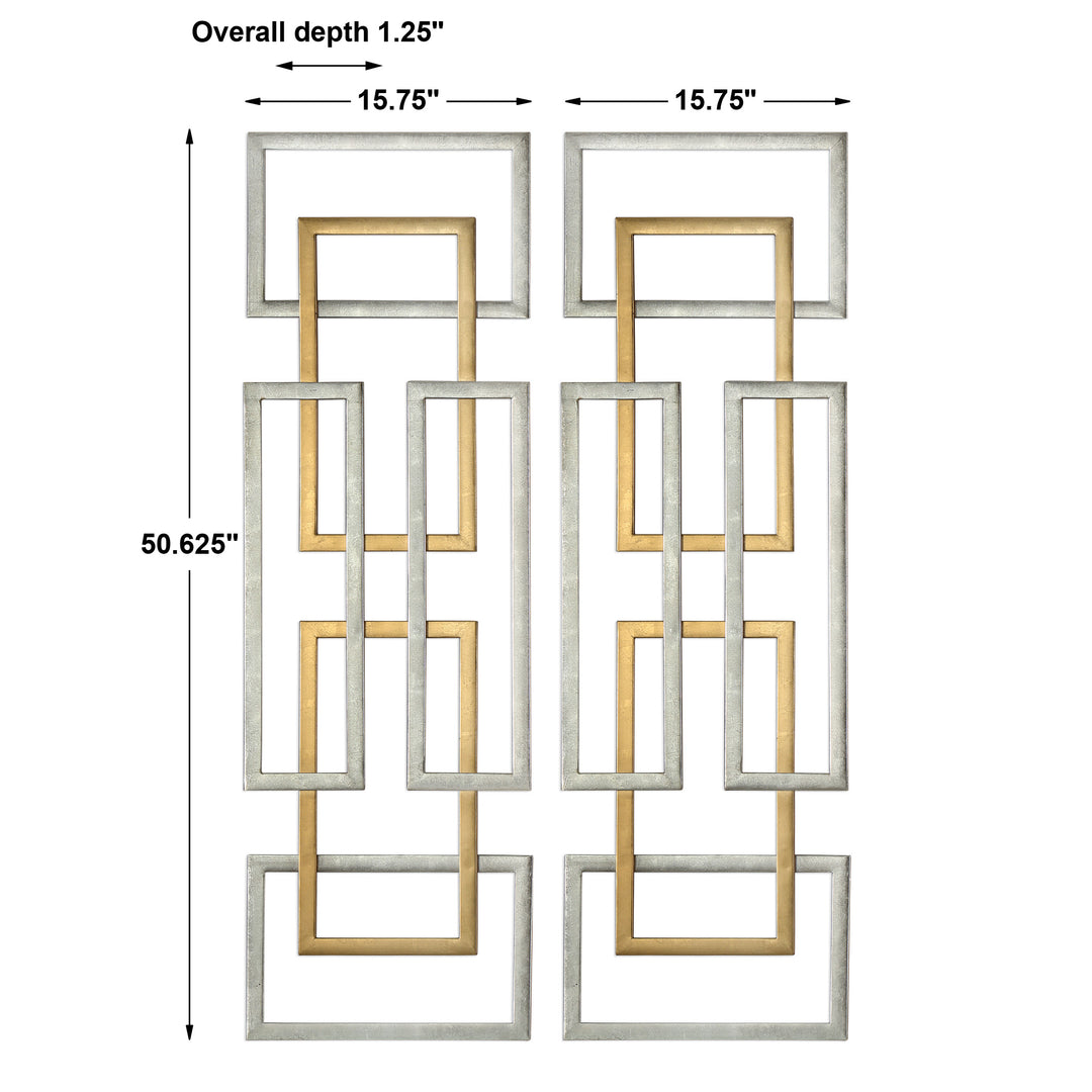 Uttermost Aerin Geometric Wall Art, S/2