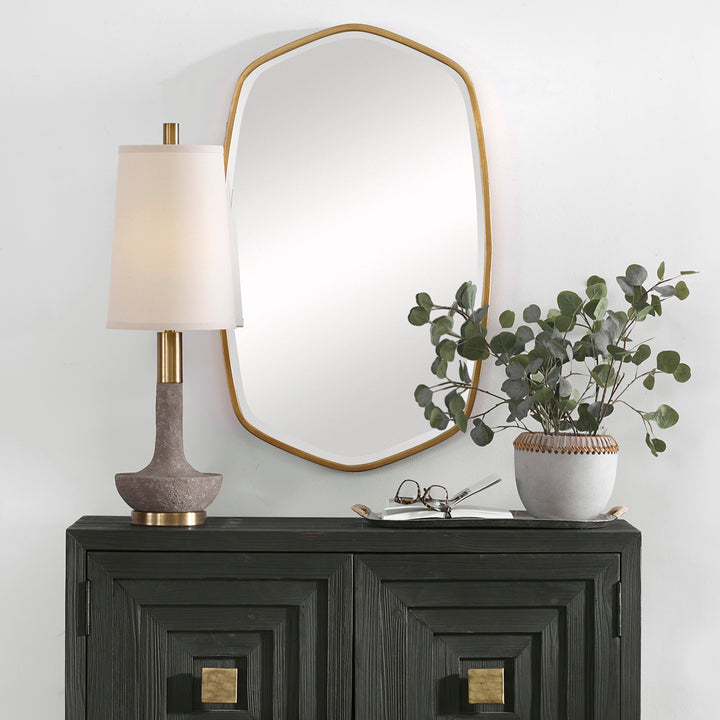 Uttermost Duronia Antiqued Gold Mirror