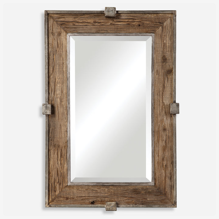 Uttermost Siringo Weathered Wood Mirror