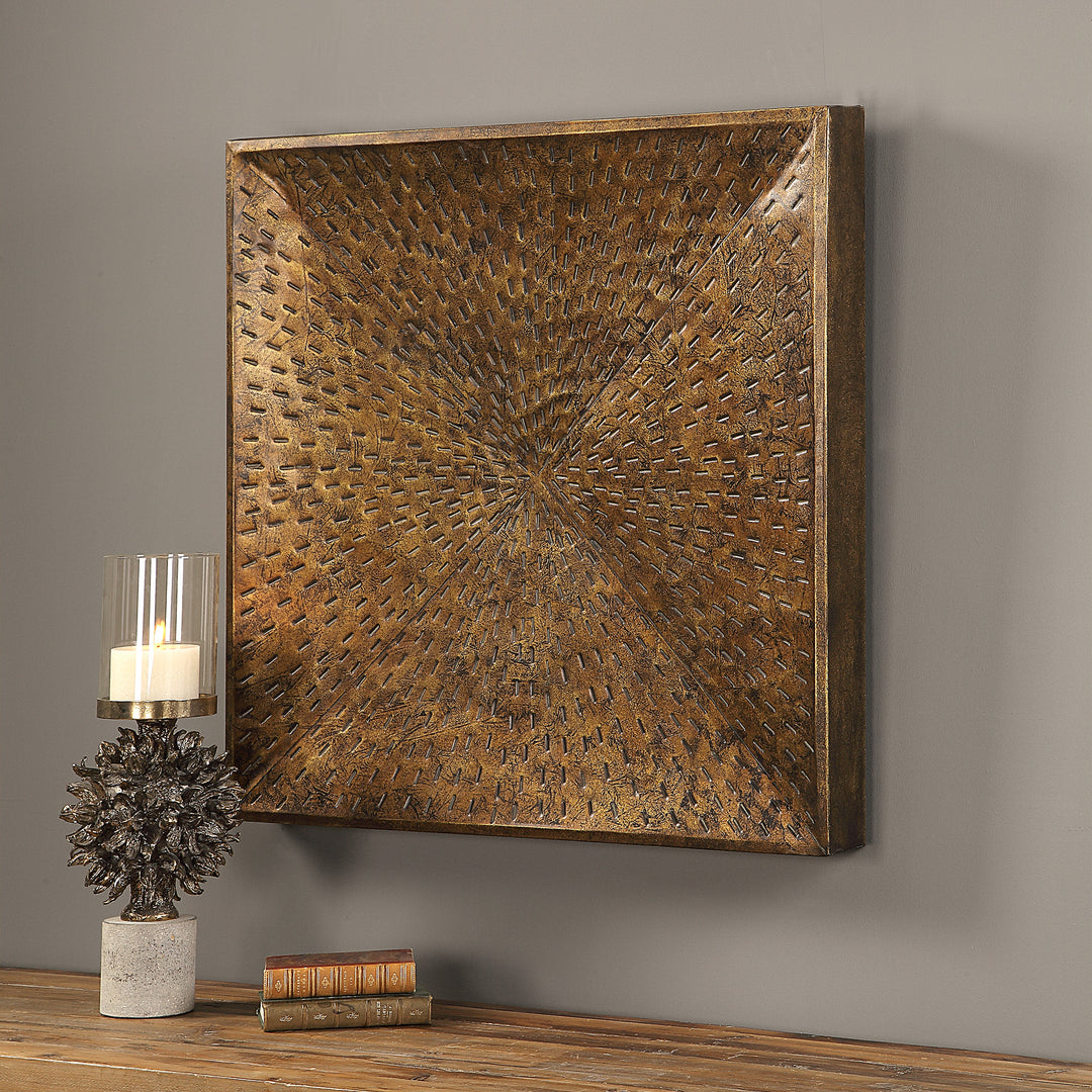 Uttermost Blaise Antiqued Bronze Wall Art