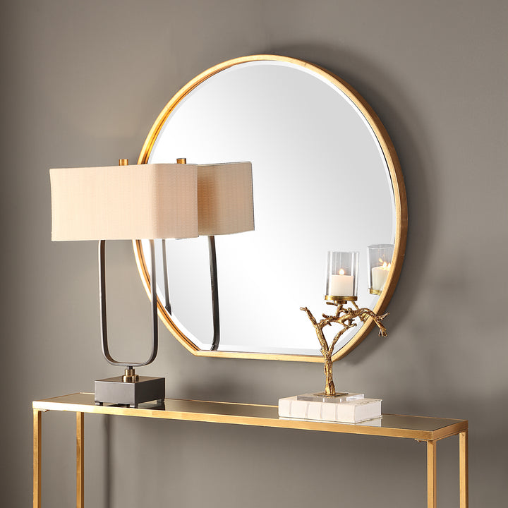 Uttermost Cabell Gold Mirror