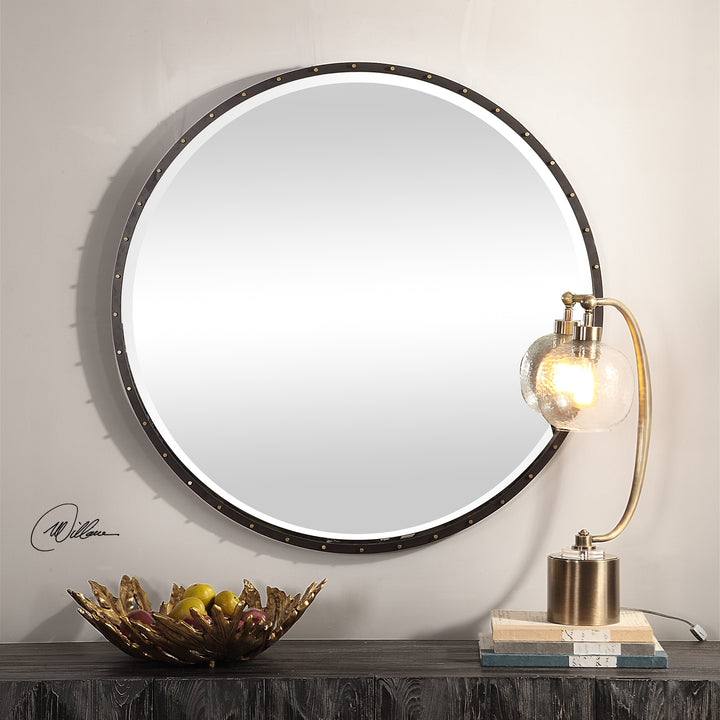 Uttermost Benedo Round Mirror