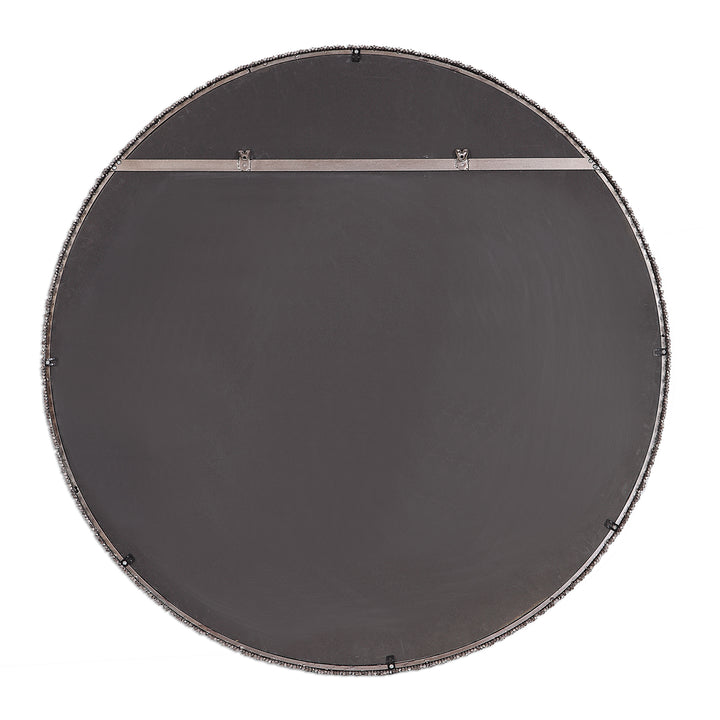 Uttermost Ada Round Steel Mirror