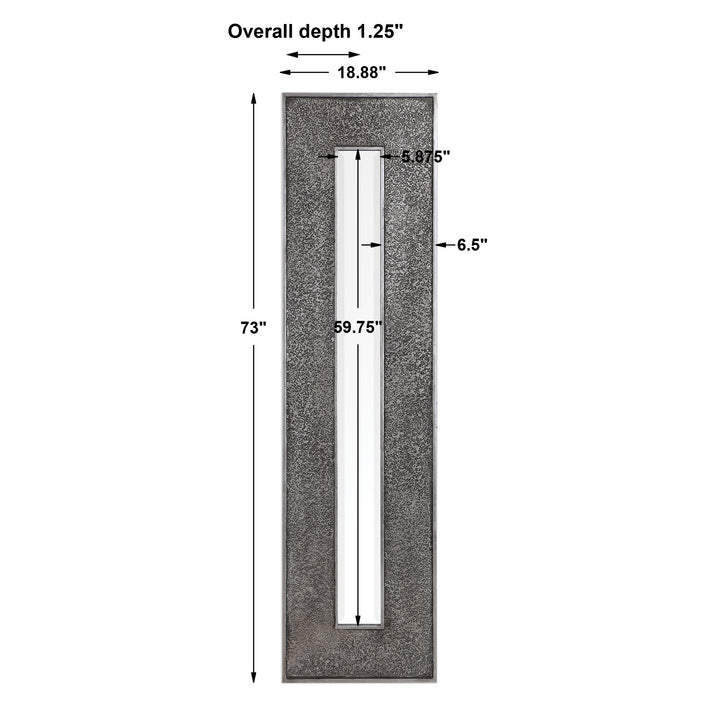 Uttermost Bannon Tall Metallic Mirror