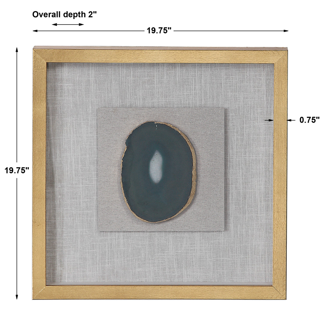 Uttermost Keeva Agate Stone Shadow Box