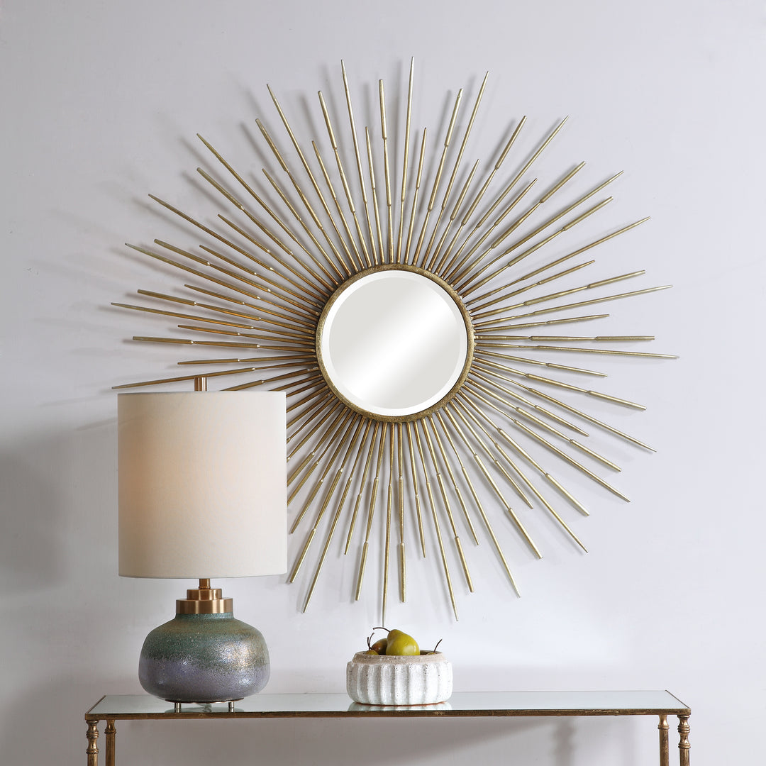 Uttermost Golden Rays Starburst Mirror